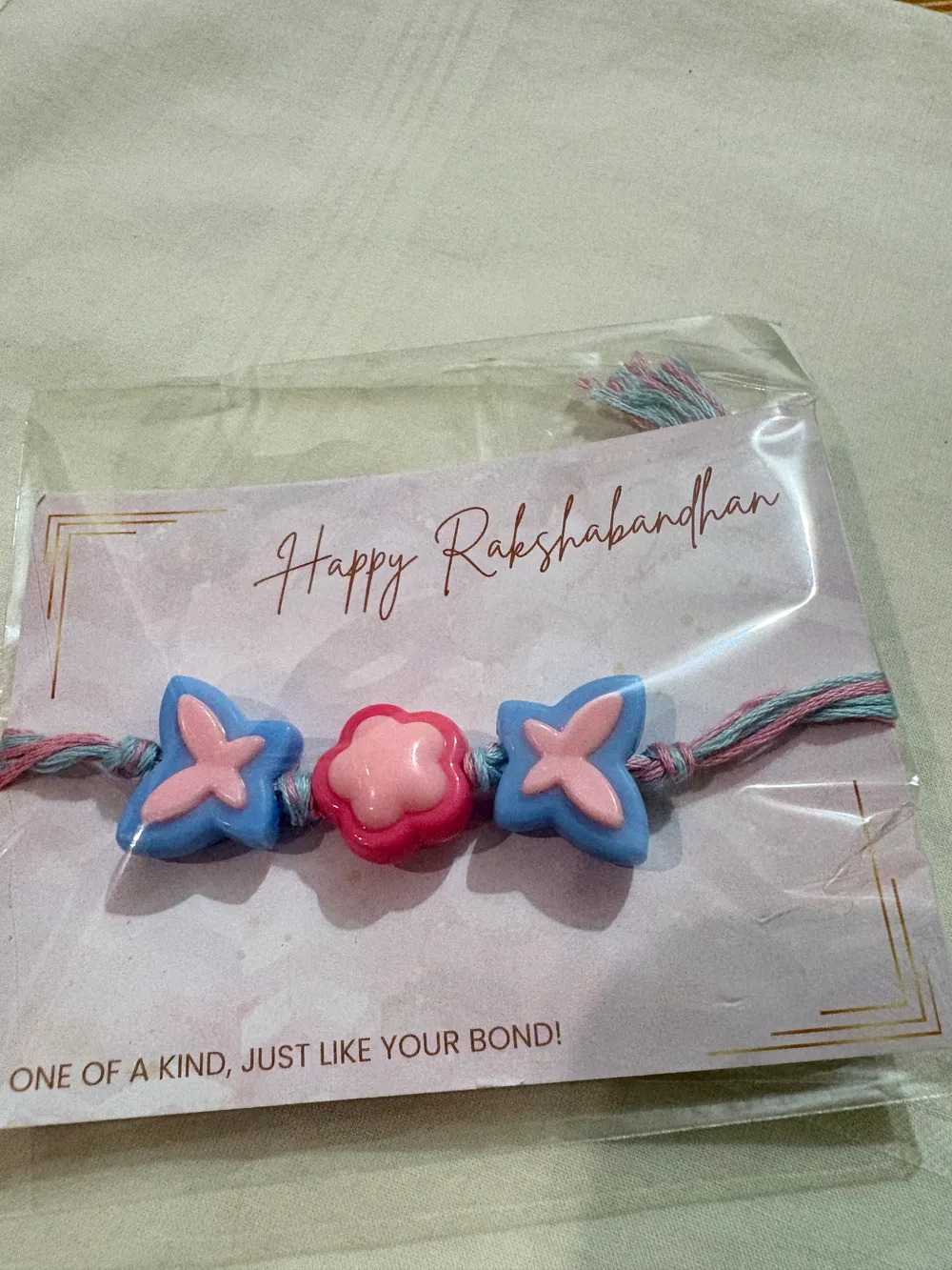 Twin Butterfly Rakhi