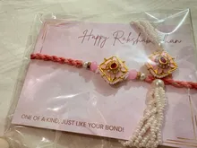 Rose Kundan Rakhi — 2