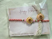 Rose Kundan Rakhi — 1